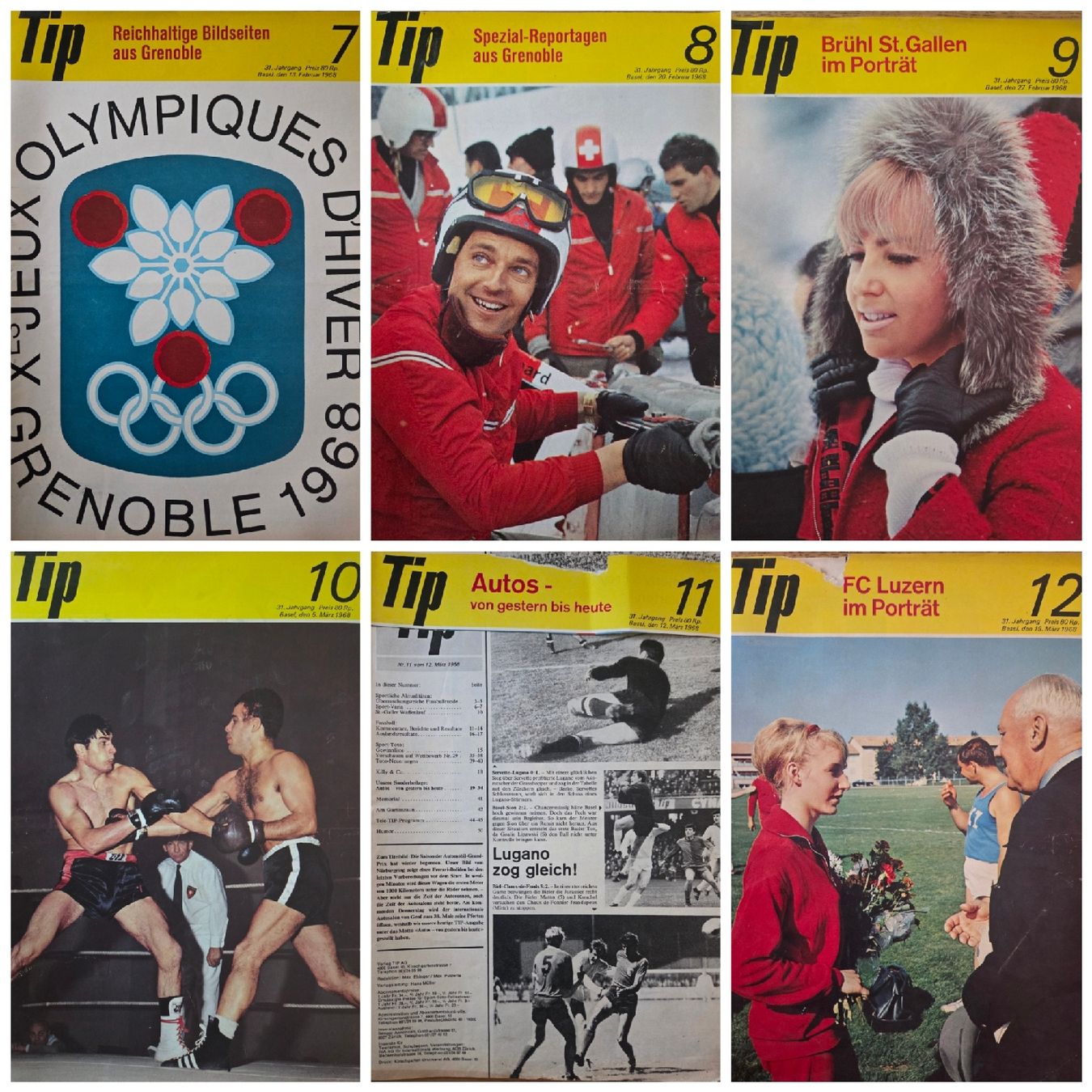 Riviste & Magazine: Schweizer Sportmagazine Tip Jahr 1968 – Usato da Däniken SO venduto da sugar-honey-pie 1