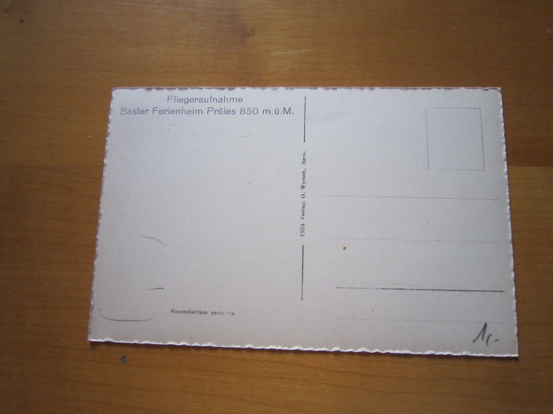 Cartes postales: Basler Ferienheim Preles Postkarte – D'occasion à Gordola par Polentaefung 1