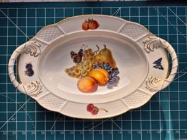 Rosenthal Servierplatte Obstmotiv Schmetterling Vintage