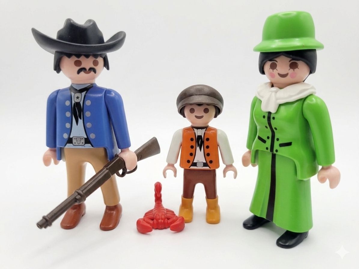 Playmobil Spielzeuge: Playmobil, Sheriff/Familie – Gebraucht aus Gunzwil von Zappelhans