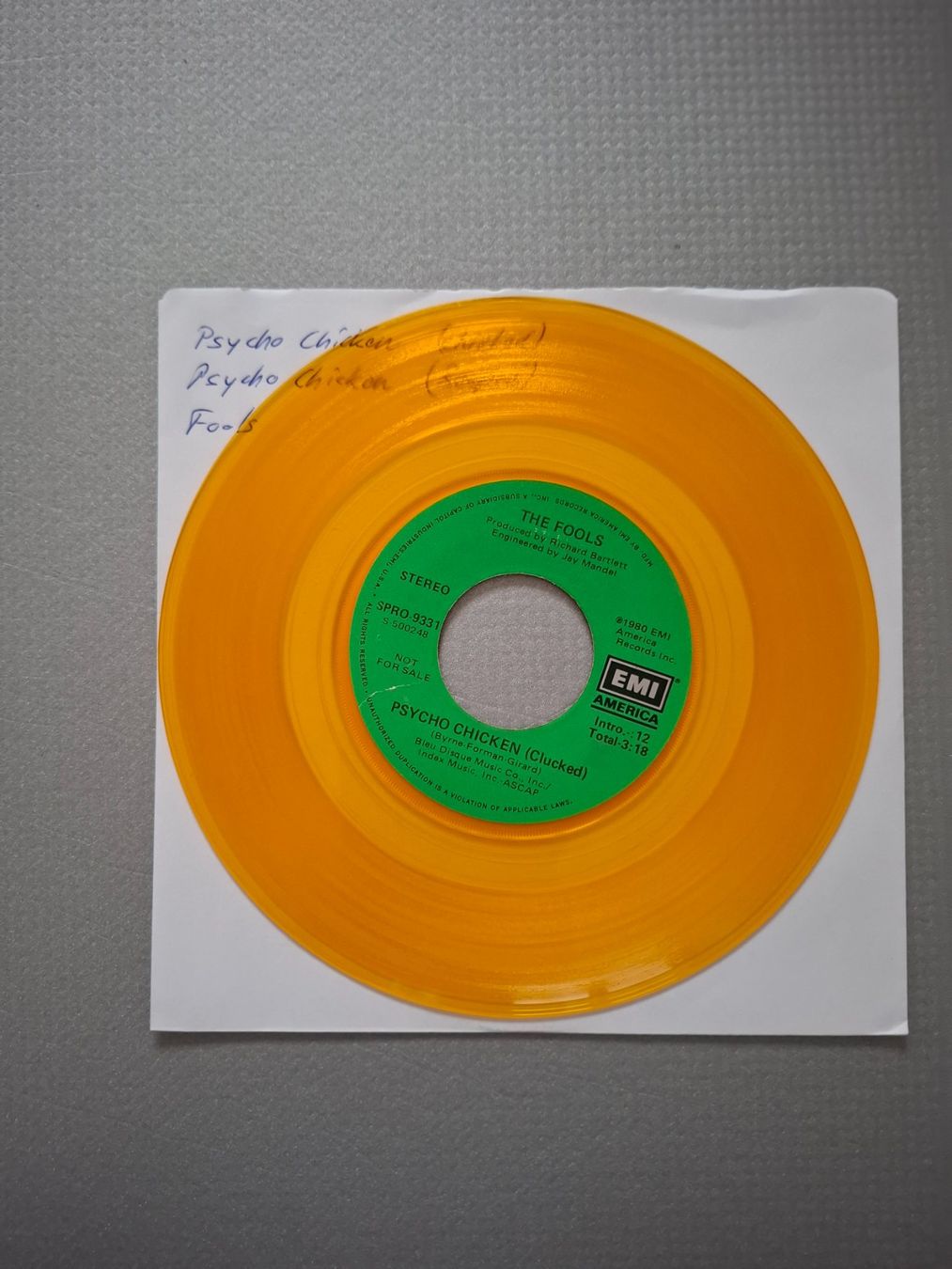 Schallplatten: Fools - Psycho Chicken – Gebraucht aus Arbon von pendulum 1