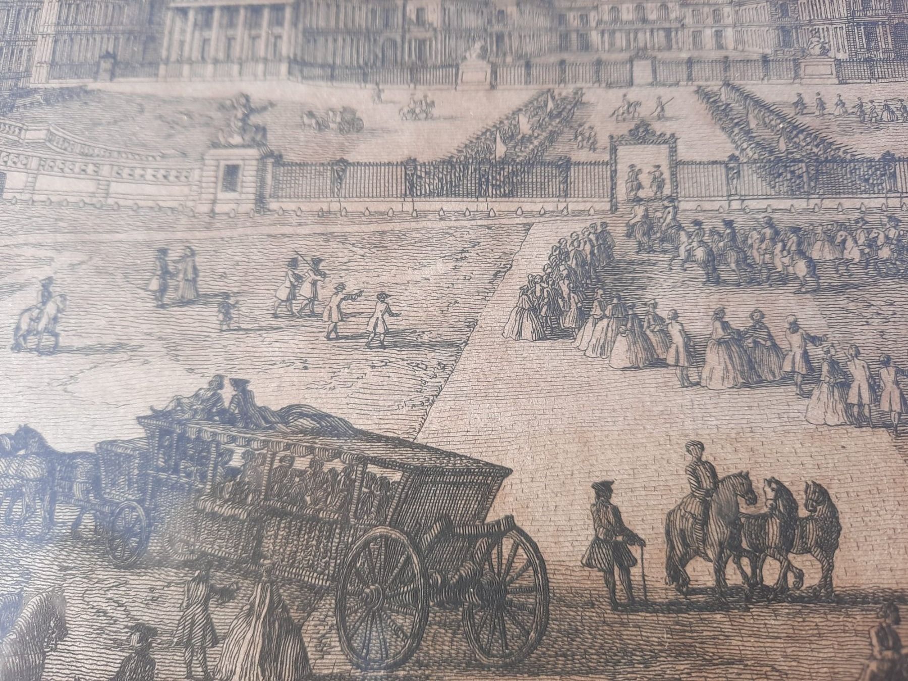 Incisioni: Ancienne gravure de Jacques Rigaud cadre bois doré – Usato da Chamoson venduto da Rbma 4