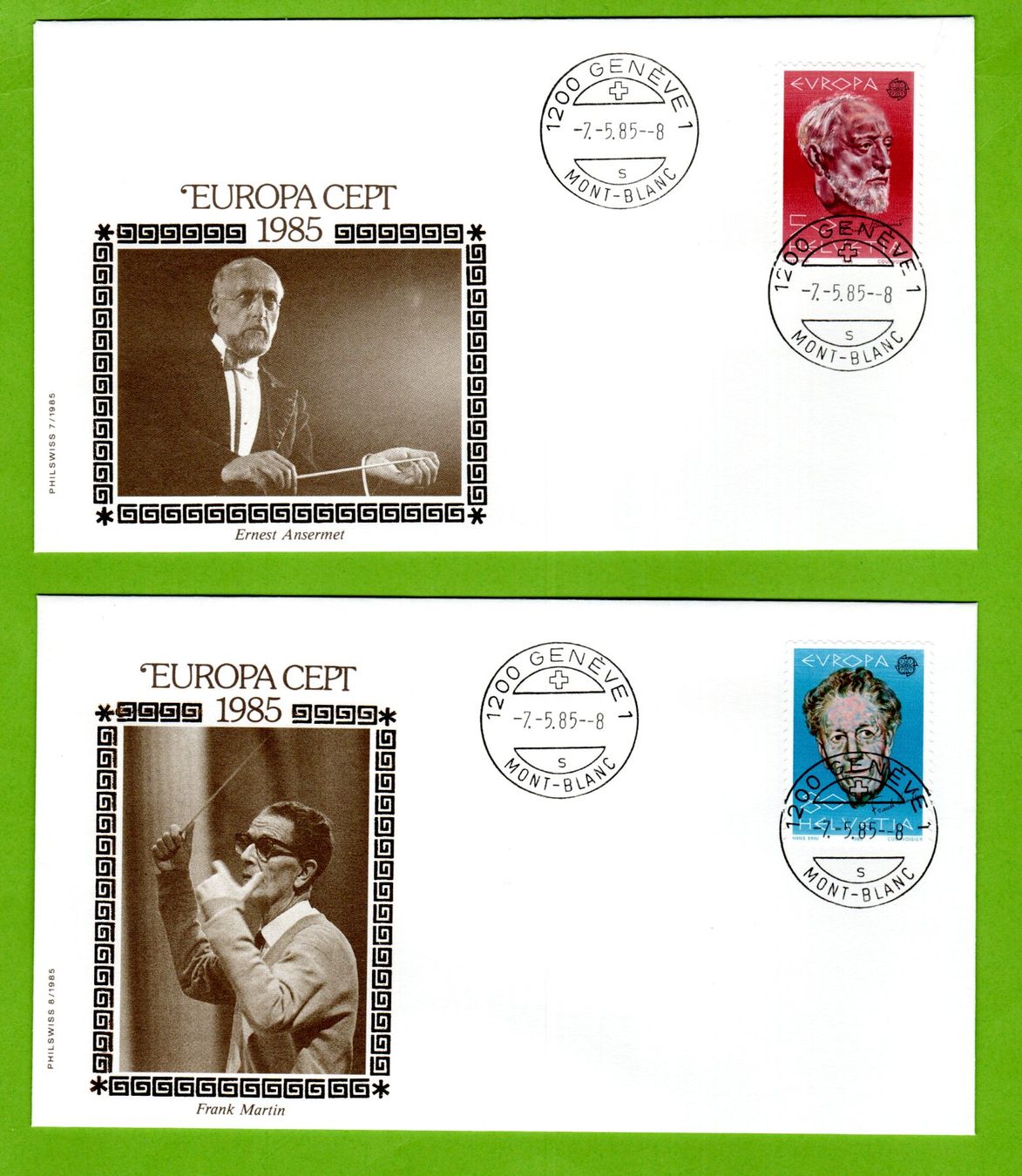 Tutti i francobolli: 1982 - 1985 FDC EUROPA illustriert siehe Bilder – Usato da Stein am Rhein venduto da Huehnerhund 3
