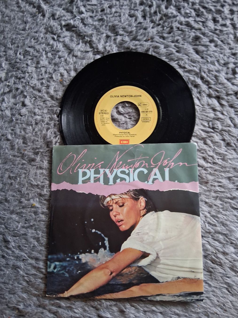Dischi in vinile: OLIVIA NEWTON JOHN    PHYSICAL    7NER SINGLE – Usato da Wetzikon ZH venduto da Ramones01