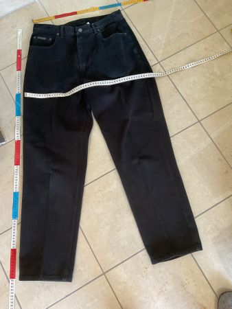 Hose, Damenhose, 40, XL, 32, schwarz, CK, Unisex, Original