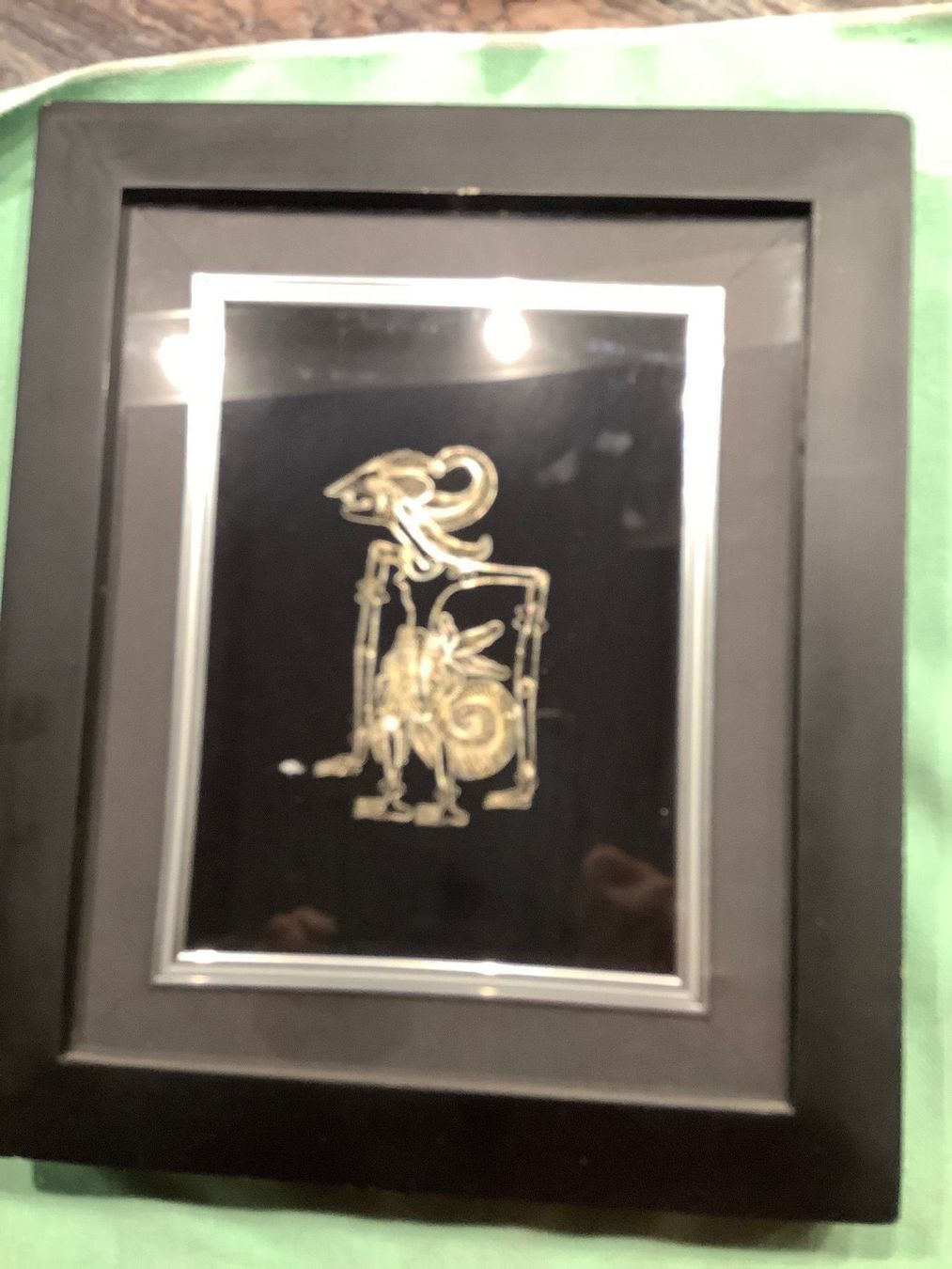 Dipinti: Wayang  Bild aus  Silberdraht – Usato da Zürich venduto da Albatros57 1