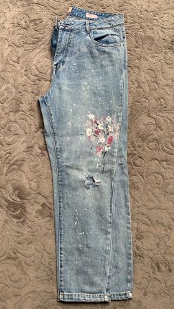 Only Jeans "Tonini"  W29/32 Perlen  Blüten