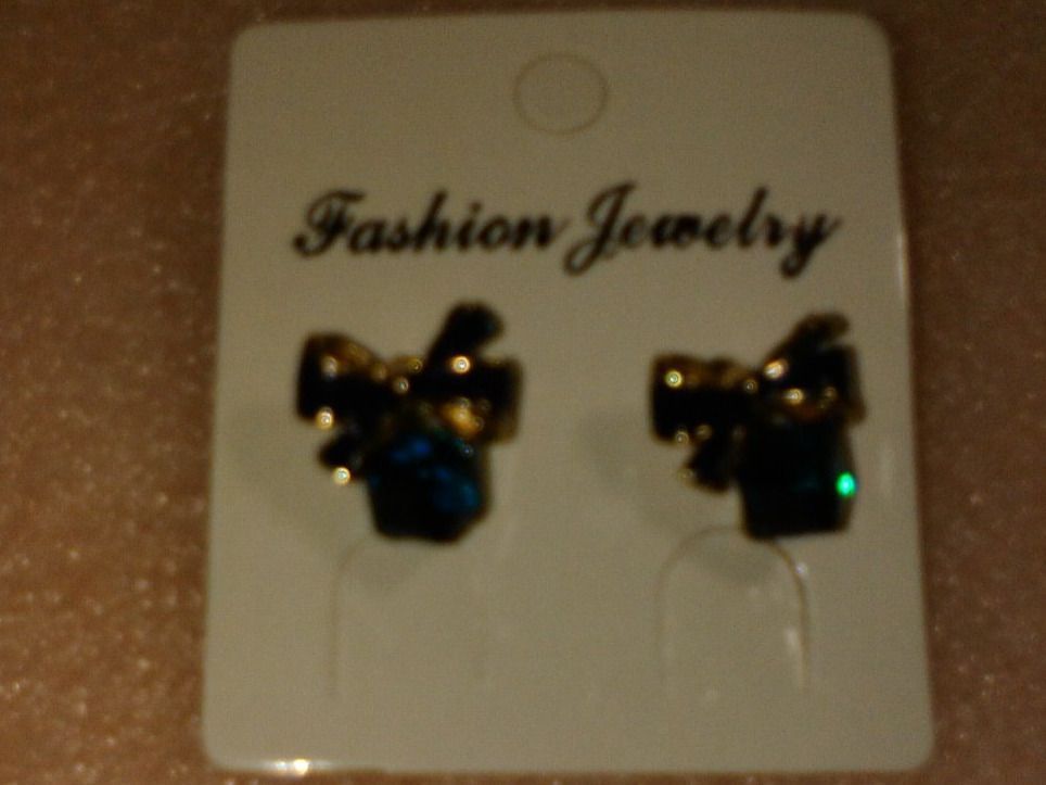 Ohrringe & -stecker: OHRRINGE MODESCHMUCK MIT ECHT KRISTALL,,BLAU – Neu (gemäss Beschreibung) aus Basel von bijoutrie_4 4