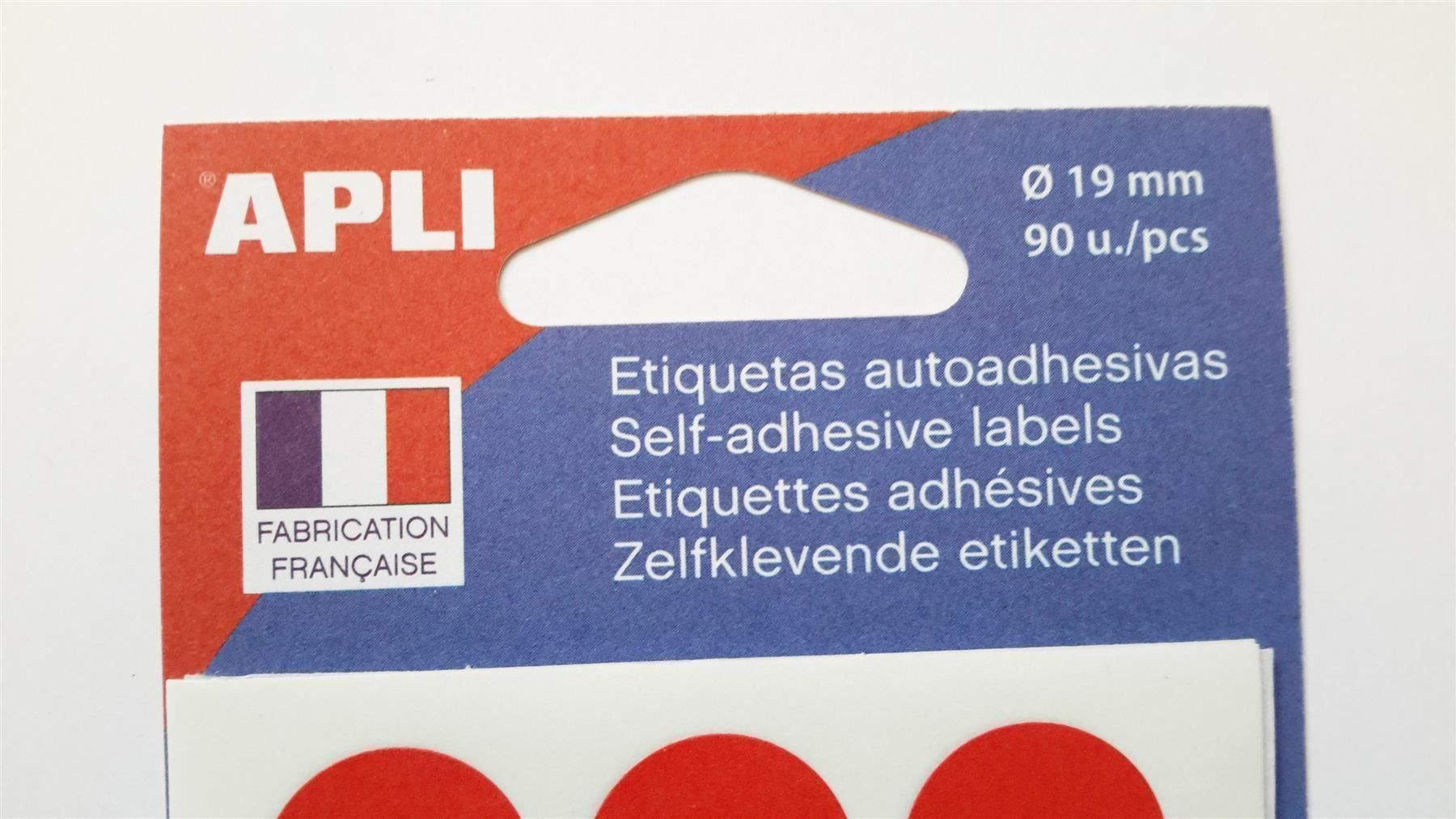 Sticker: Markierungspunkte, rot, 19mm, 90 Stück – Nuovo e nell'imballaggio originale da St. Gallen venduto da cointec 2