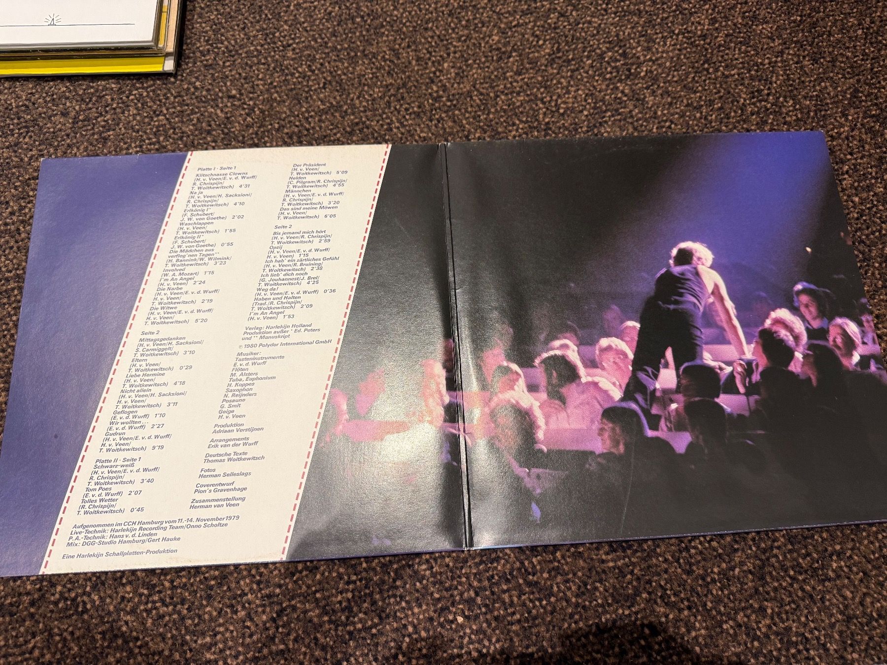 Vinyles: Schallplatte / Van Veen / Heute Abend – D'occasion à Freidorf TG par sarotiko 1