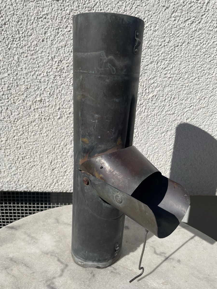 Sonstiges Baustoffe: Regenwasserklappe Kupfer – Gebraucht aus Siebnen von Starlauf