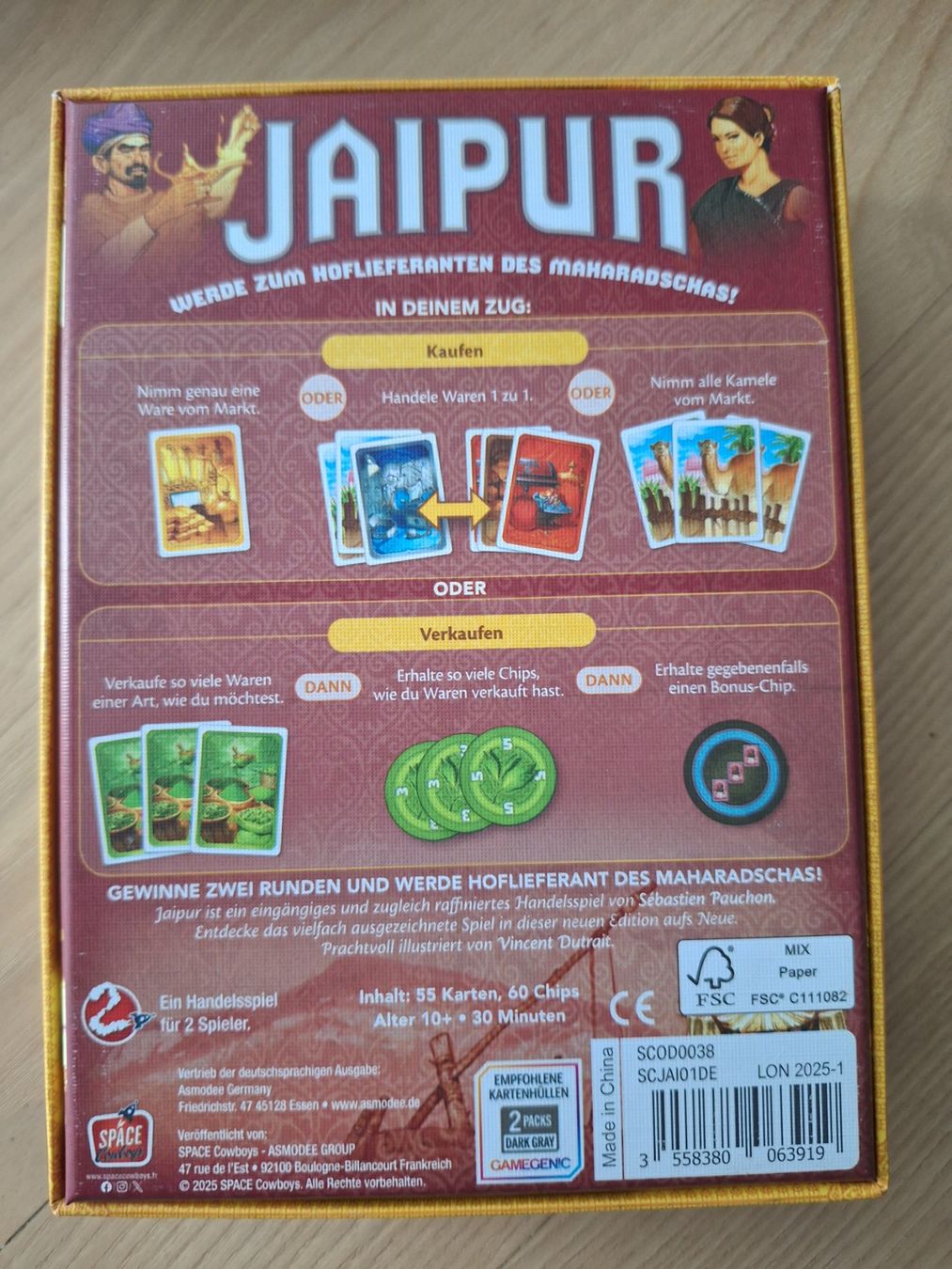 Jeux: Spiele Jaipur Brettspiel – D'occasion à Uster par hobbes_14 1