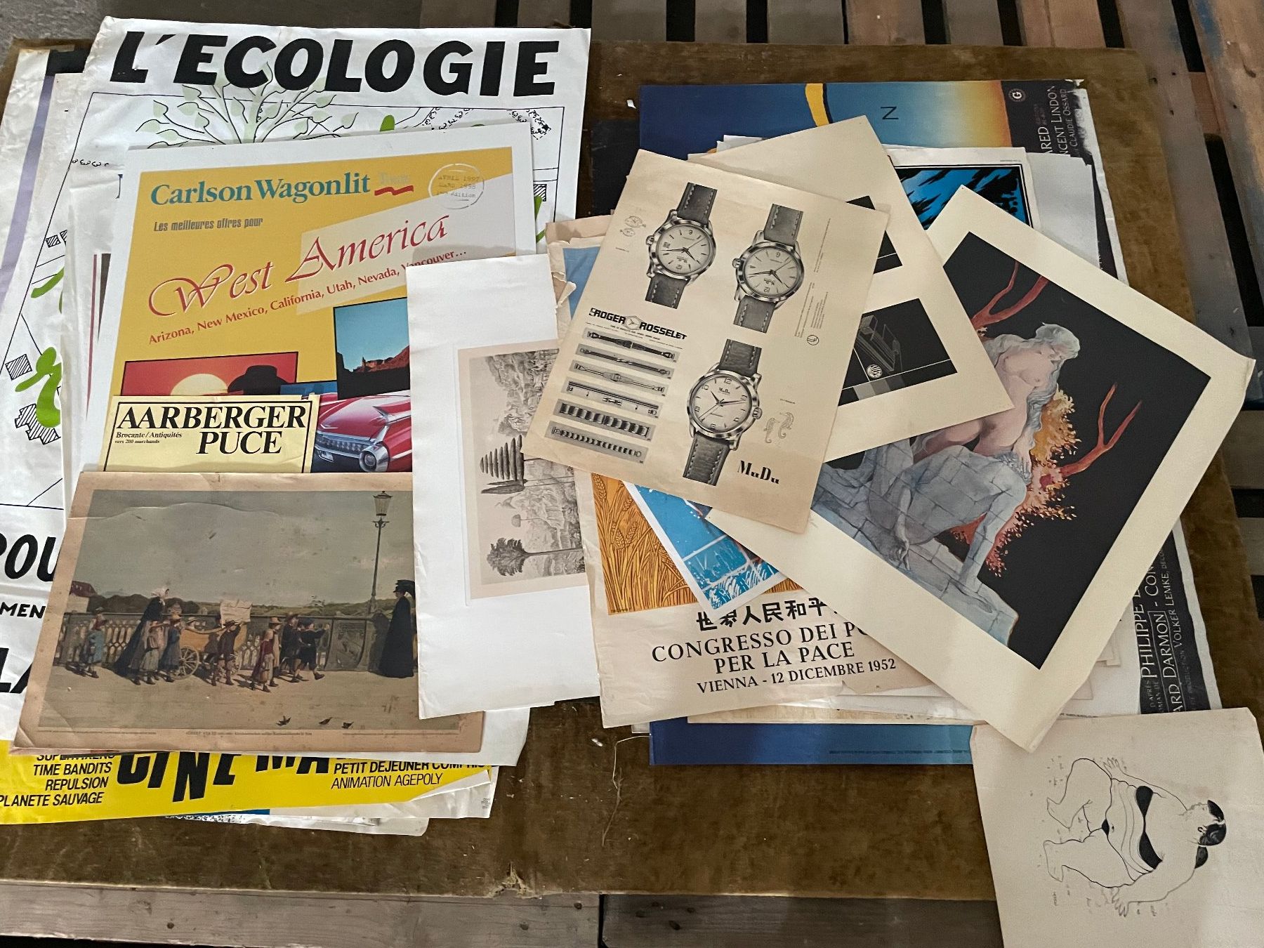 Poster & Bilder: Lots d affiches divers – Defekt aus La Croix (Lutry) von netrajet 1