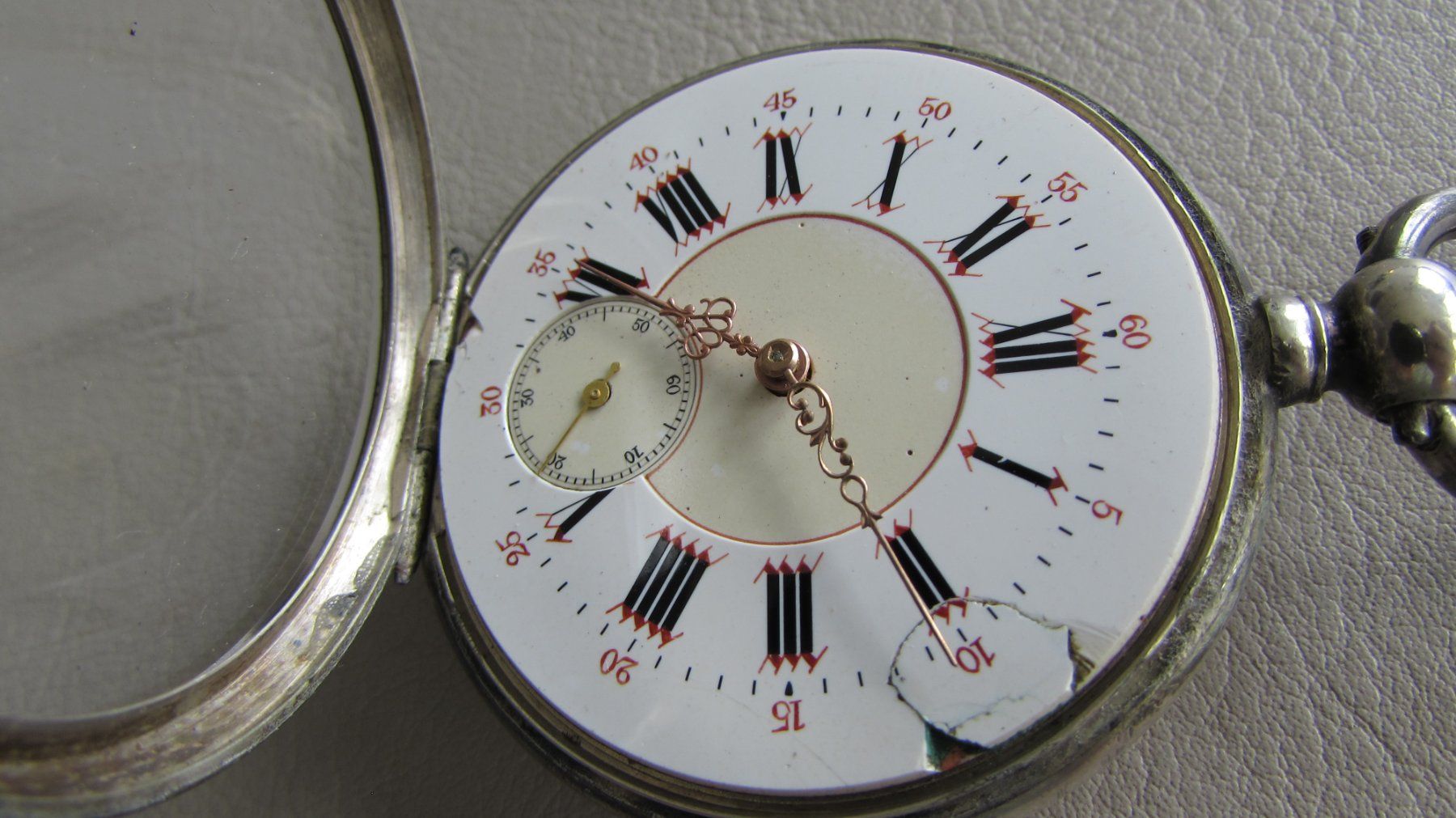 Swiss Orologi: Antike Taschenuhr, Silber, 8 rubiss – Usato da Weesen venduto da Travelersplace 8