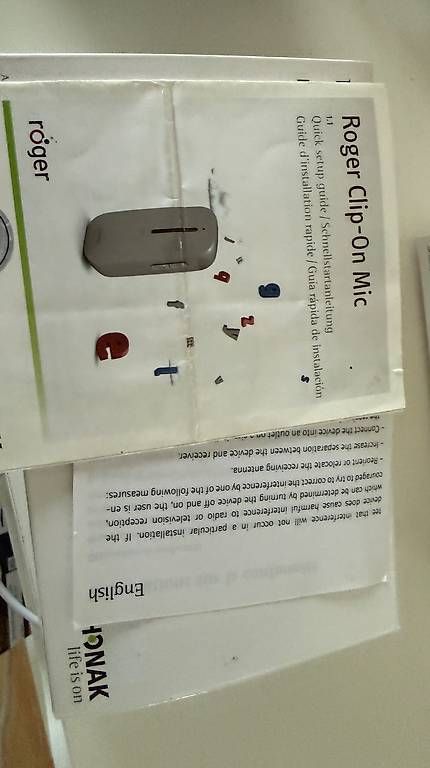 Attrezzature mediche: PHONAK Roger Clip on mic  – Usato da Lausanne venduto da x-drink 1