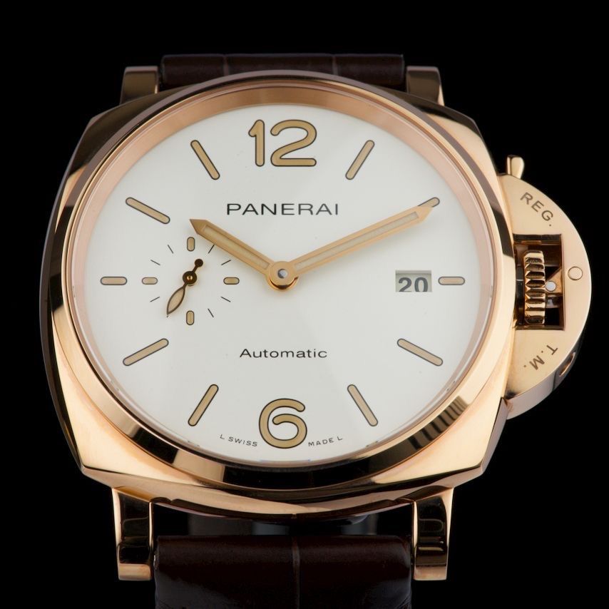 Panerai Uhren: Panerai  due 18kr. Rosegold – Neu (gemäss Beschreibung) aus Bazenheid von lasvegas1950