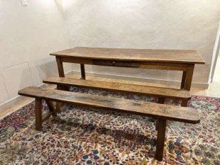 Tische: Table et bancs bois rustique – Gebraucht aus Jussy von sal_2xjp