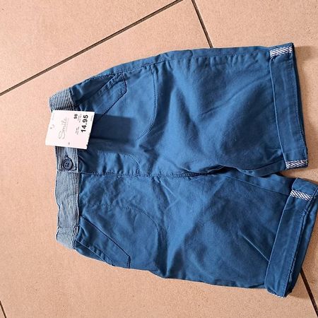 Kurze Baumwollshorts - Smile - Migros - Neu - 98