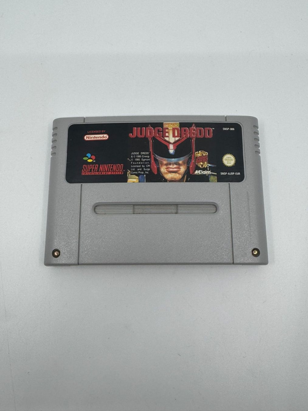 Giochi: Judge Dredd (Super Nintendo Snes) – Usato da Herisau venduto da Seyashop1