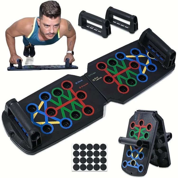 Carte push-up multifonctionnelle portable, entraînement de