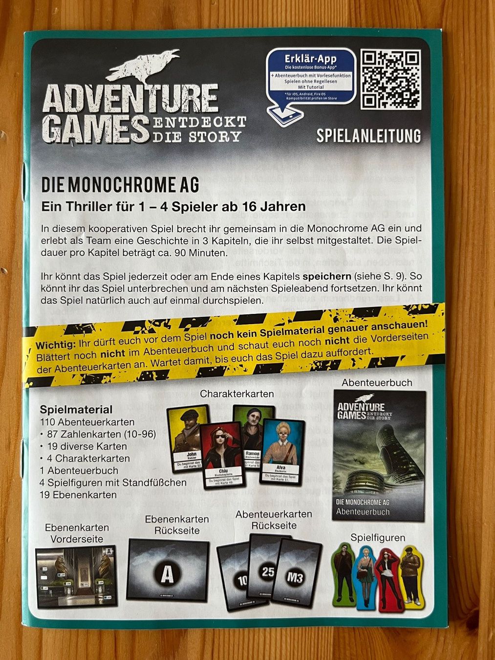 Kosmos Giochi: Adventure Games: Die Monochrome AG – Usato da Zürich venduto da Gurkis 4