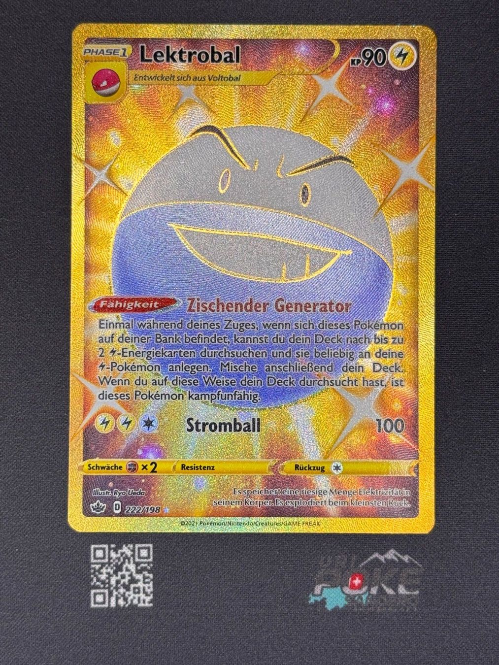 Pokémon Carte collezionabili: Pokemon Lektroball Gold 222/198 - Chilling Reign - DE – Usato da Erstfeld venduto da PokeSandero