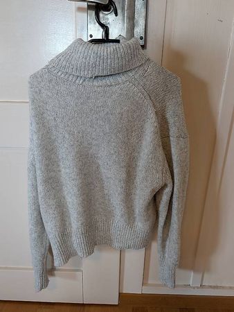 Zara Rollkragenpullover Gr. S  Grau (mit Alpaka)
