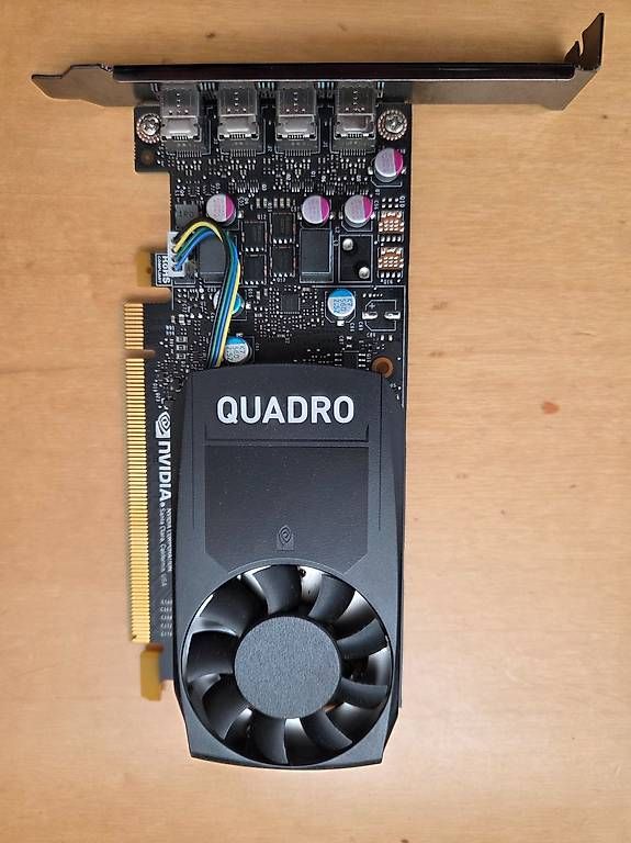 Schede grafiche: NVIDIA Quadro Grafikkarte 4x Mini DisplayPort inkl. Adapter – Usato da Zimmerwald venduto da Chole 1