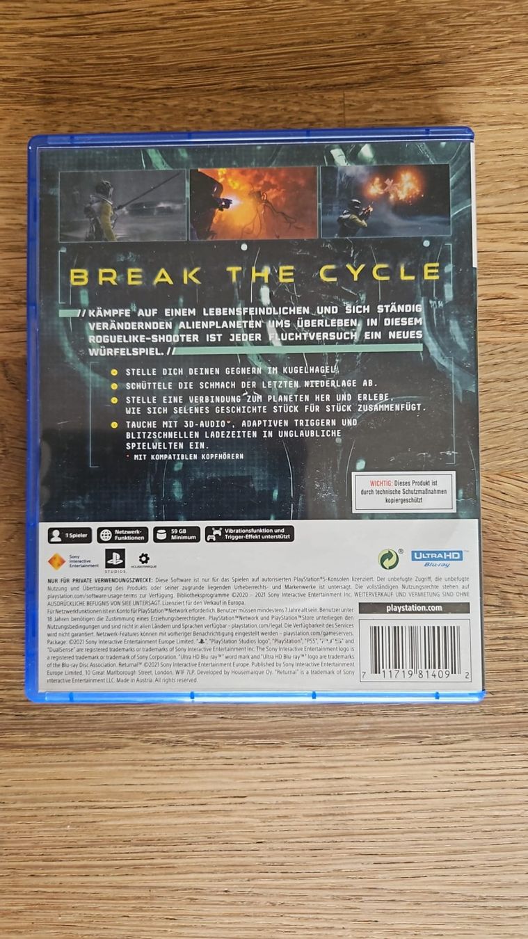 Sony Giochi: RETURNAL PS5 "neuwertig" – Usato da Härkingen venduto da _HiLfAn92 1
