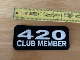 420 Club Member Patch Sticker Aufnäher 514