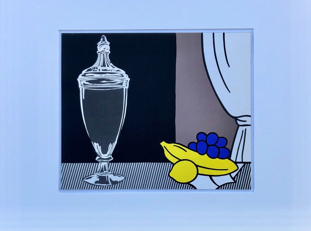 Lithographie Originale Signée Roy Lichtenstein - Avec Certificat D'authenticité Et évaluation - Période 1960-1989