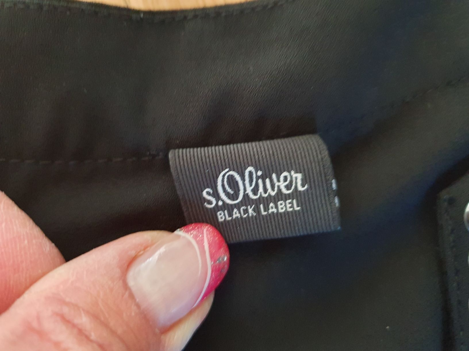 S.Oliver Camicette: Schicke S.Oliver Bluse, schwarz, Grösse 36 - – Usato da Laufenburg venduto da megane1959 1