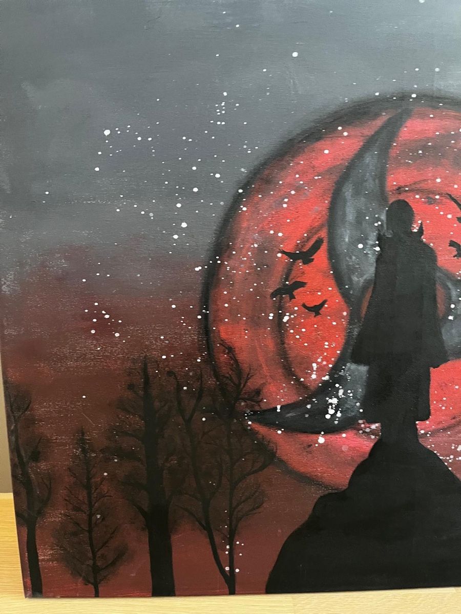Dipinti: Gemälde Naruto Sharingan Itachi 90x70 – Usato da Zürich venduto da JasminNebl 1