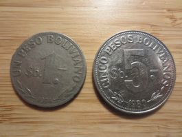 Münzen Bolivien