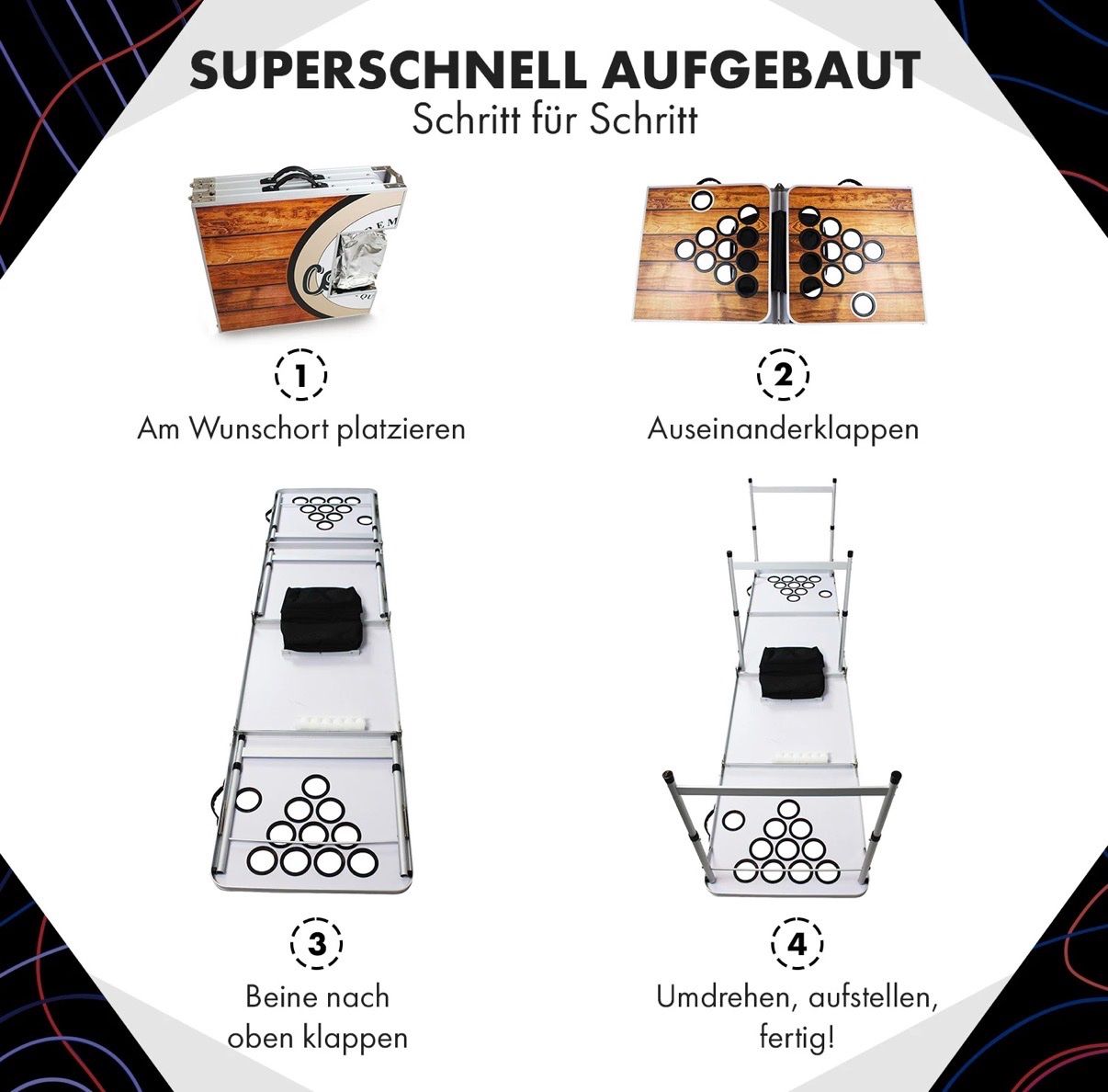 Giochi: Beerpongtisch – Usato da Luzern venduto da oli_gns7 5