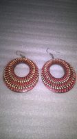 ohrringe modeschmuck,,gelb,,roserot ,,rot,, und schwarz
