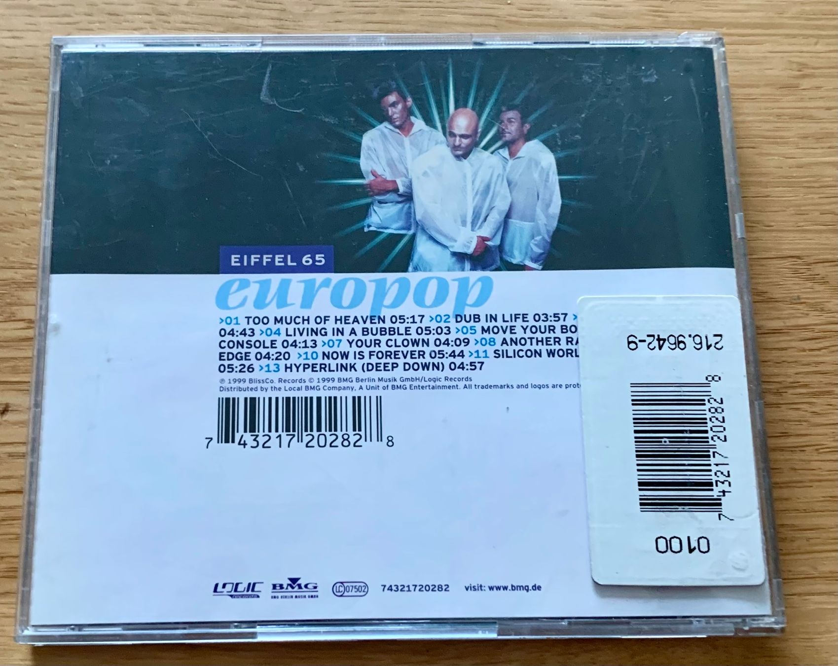 CD: Eiffel 65 Europop – Usato da Zürich venduto da Fieber 2