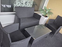 4-teiliges Garten/ Balkon lounge