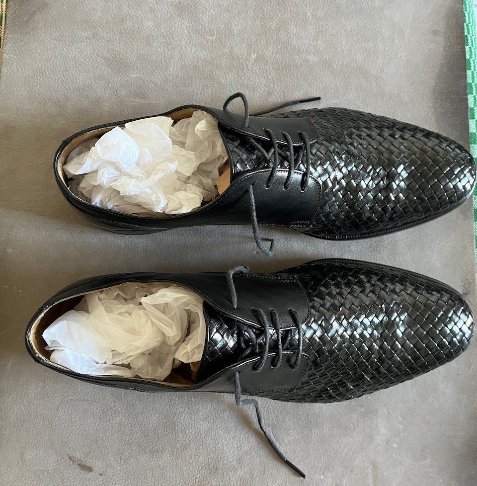 Scarpe da uomo: Schwarze Leder-Derbys von Ambiorix, 44 – Usato da La Chaux-de-fonds venduto da ploumenec 3