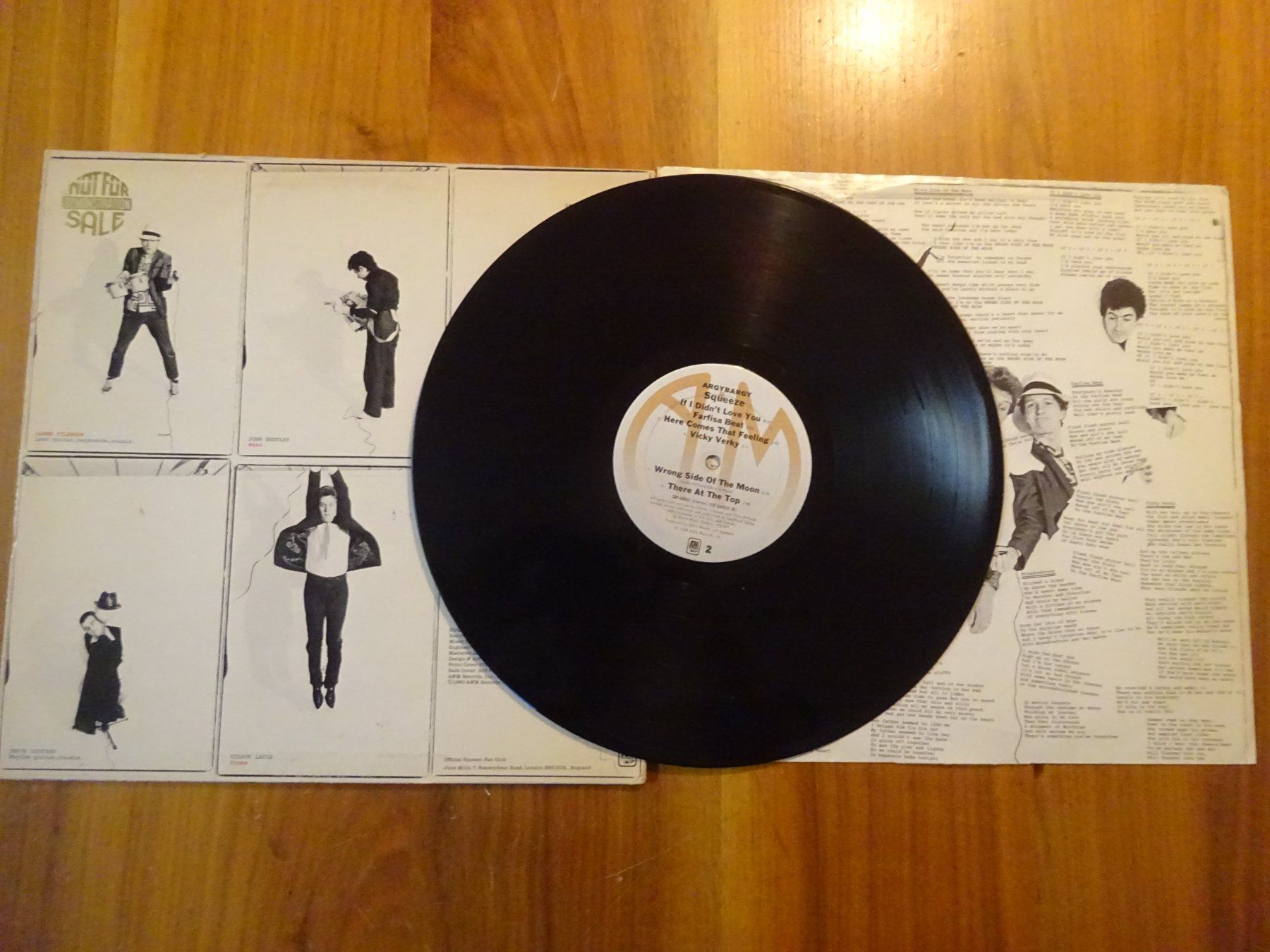 Dischi in vinile: SQUEEZE ** ARGYBARGY – Usato da Luzern venduto da xrayspex99 4
