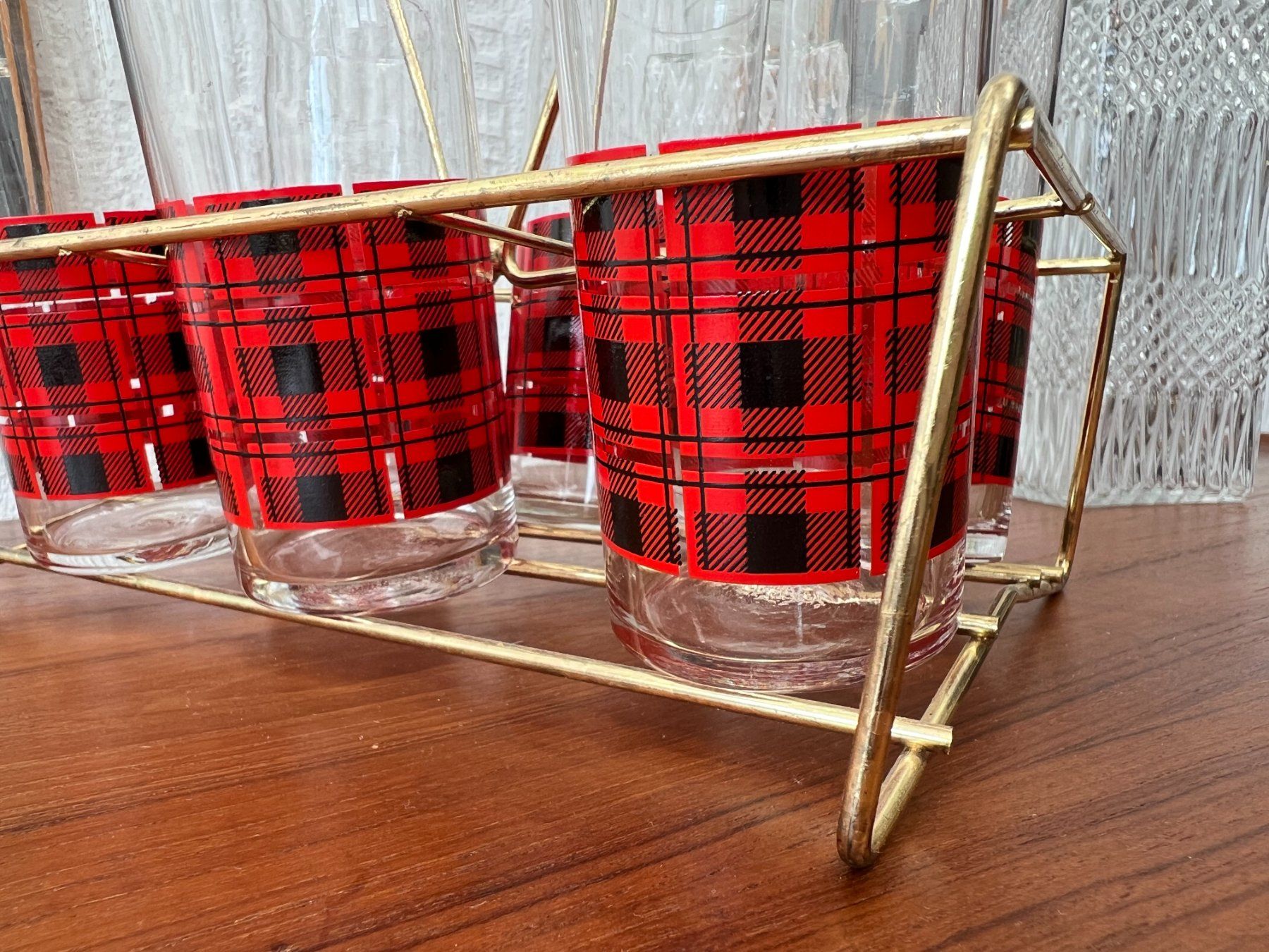 Bicchieri: Vintage Gläser-Set mit Halter – Usato da Walzenhausen venduto da stilvollwohnen 5