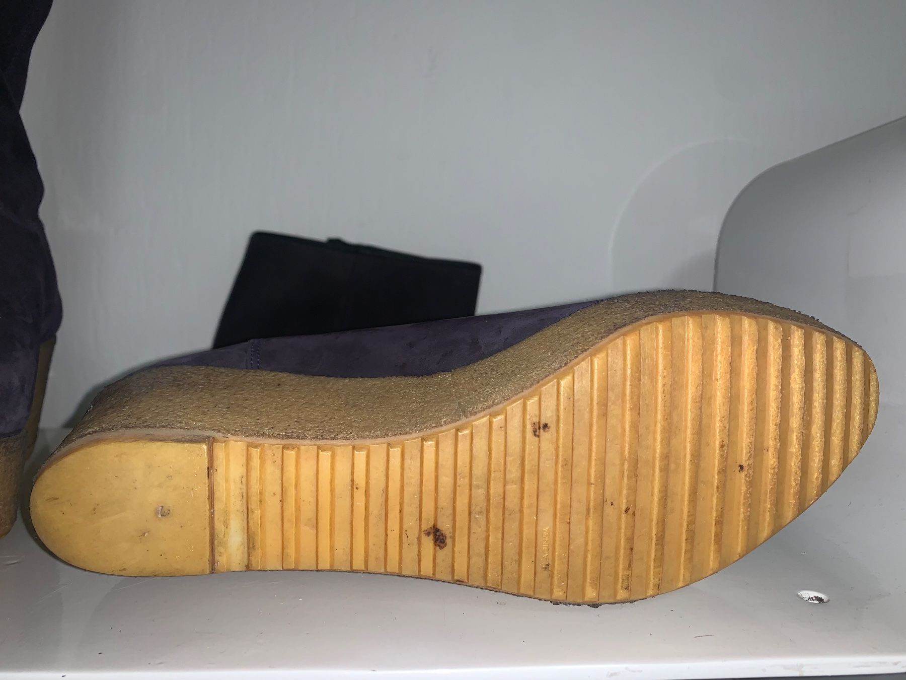 Damenschuhe: bottes compensées Robert Clergerie taille 38 daim violet – Gebraucht aus Lausanne von Xiaoxi 6