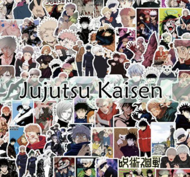 Sticker: Jujutsu Kaisen Sticker 50 Stk. – Nuovo e nell'imballaggio originale da Walenstadt venduto da SchnaeppchenRabe