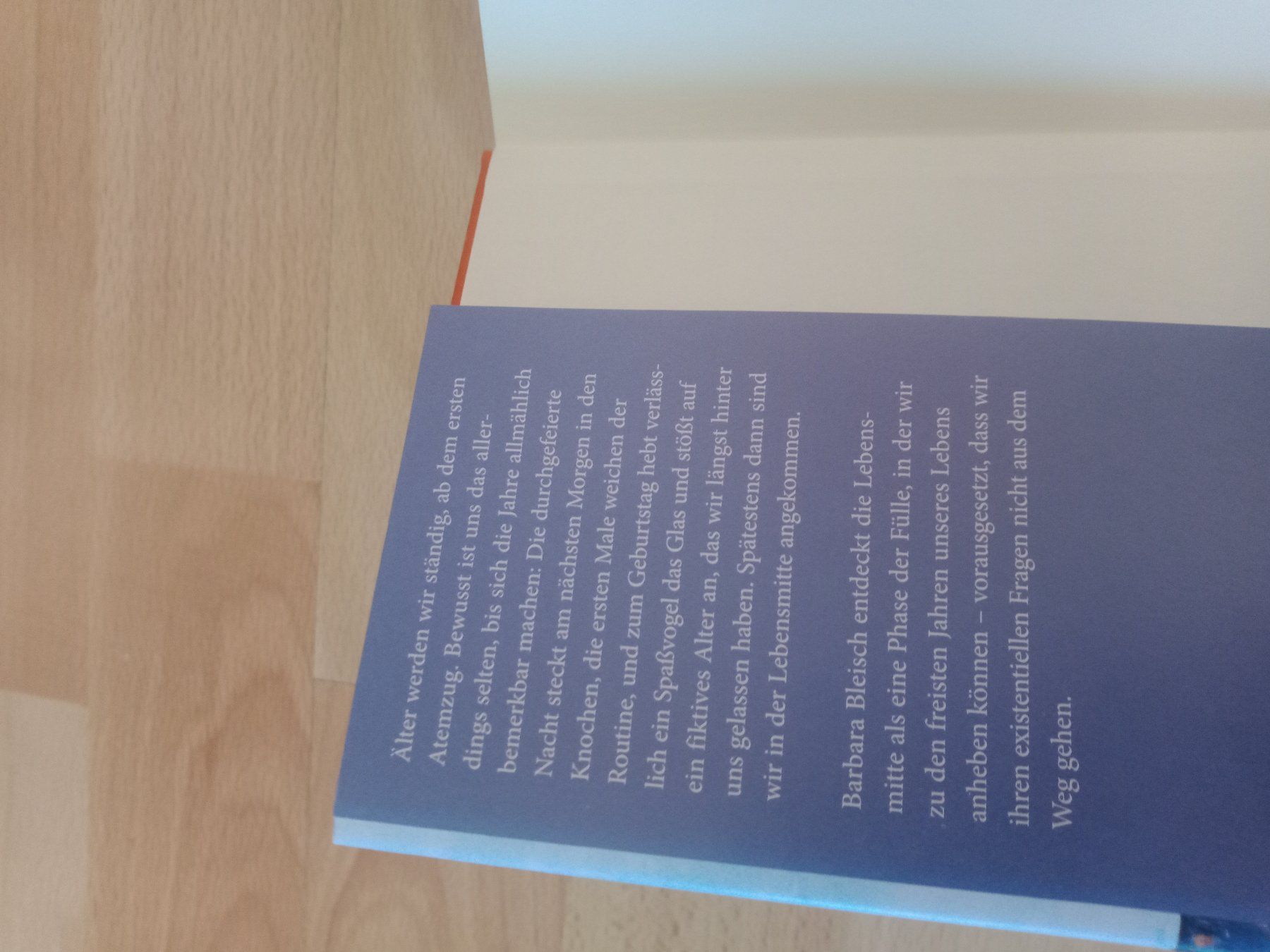 Livres: Barbara Bleisch Mitte des Lebens Alter Älterwerden – D'occasion à Wangen b. Olten par EmilythestrangeX 3
