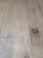 Acrylglas Box transparent mit Deckel guter Zustand