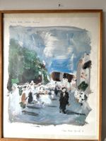 Interesante Litho von Hans Müller  mit Dedica