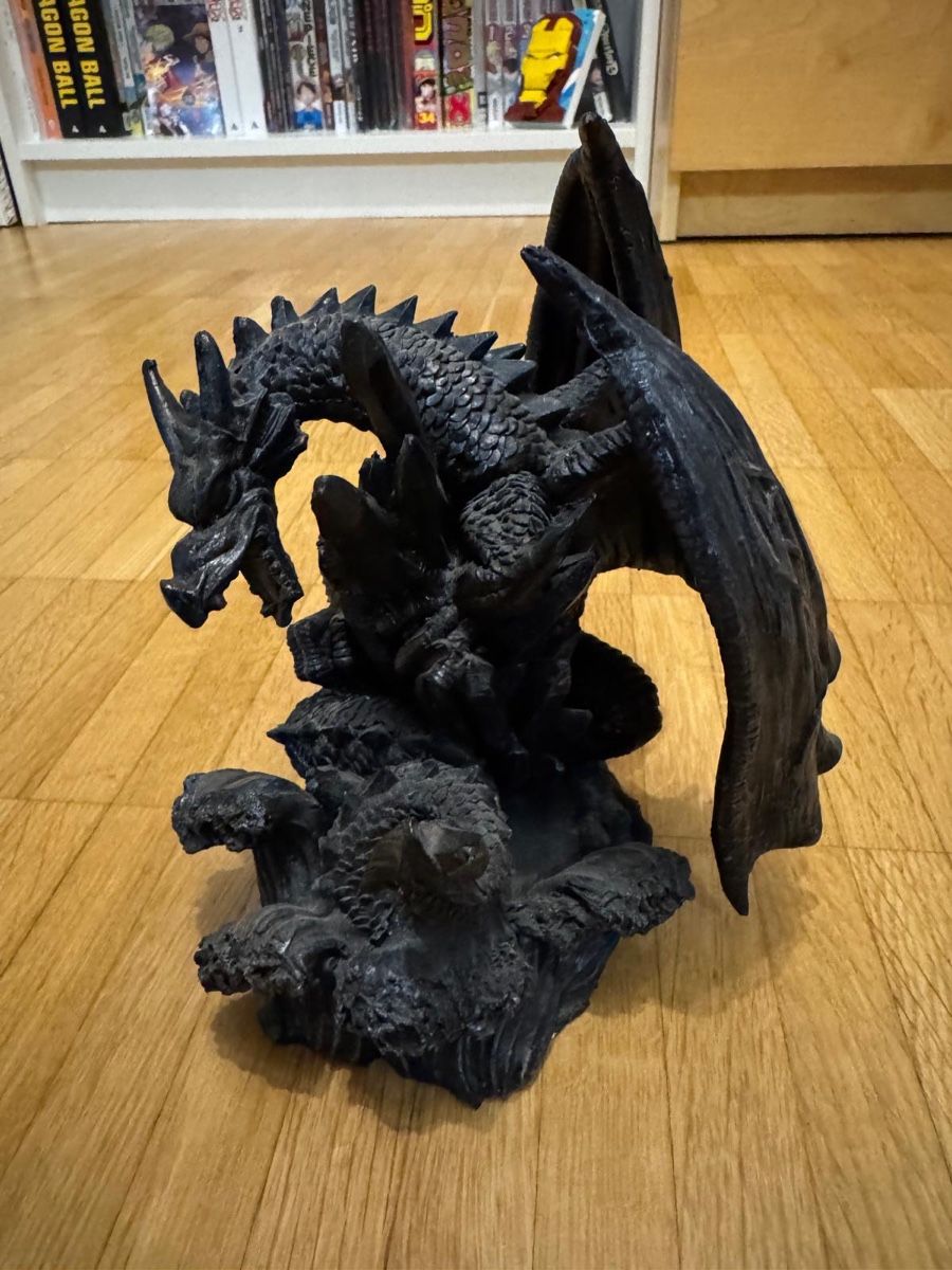 Statuette: Statua drago nero fantasy – Nuovo (secondo la descrizione) da Viganello venduto da Lolland_7