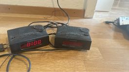 2 Radiowecker schwarz gebraucht