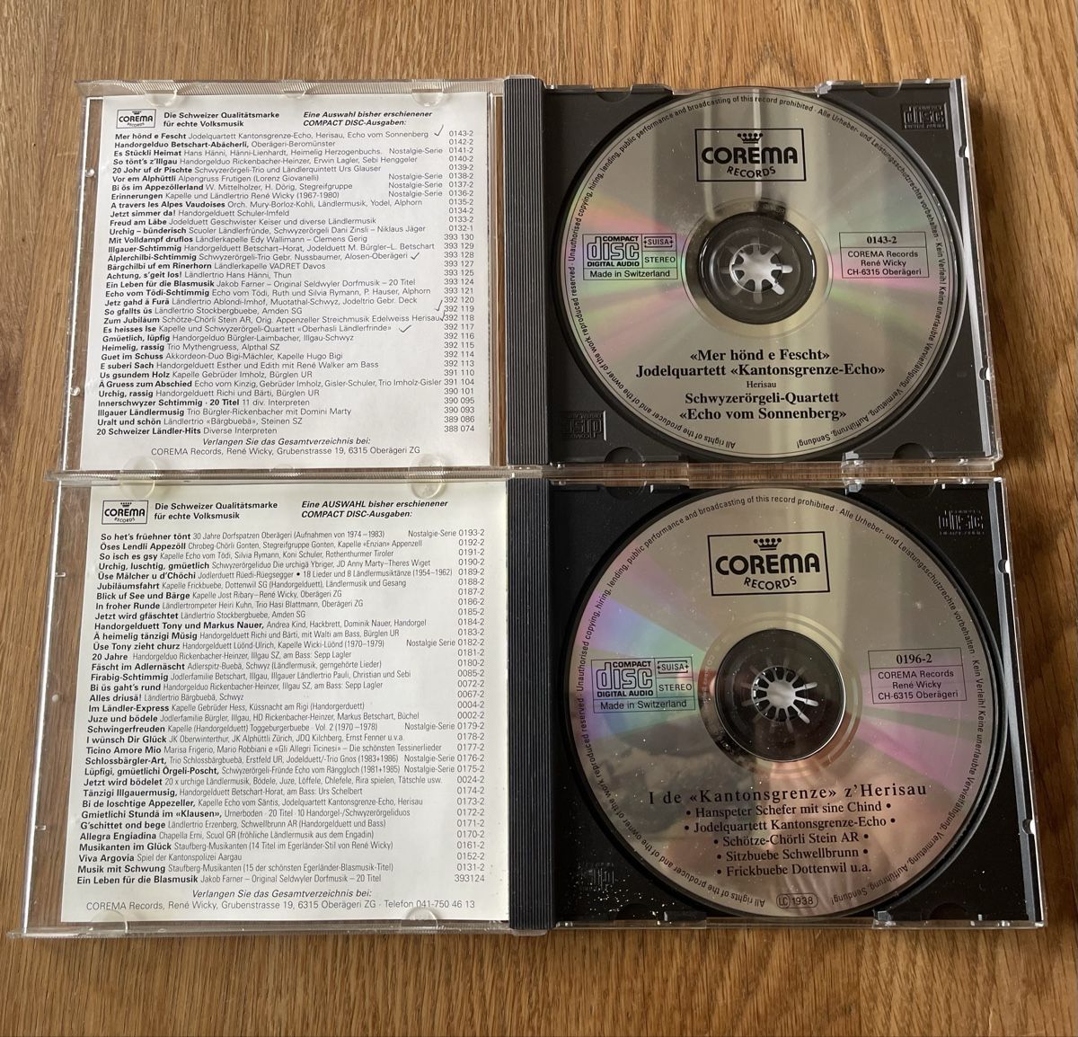 CD: CD Volksmusik Appenzeller – Usato da Waldstatt venduto da Cremschnitte 2