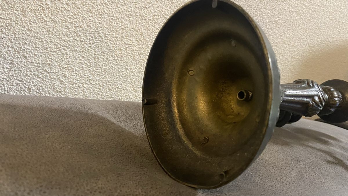 Portacandele: 4 armiger Kerzenständer/Kerzenhalter Messing/Bronze – Usato da Zürich venduto da Timi80 6